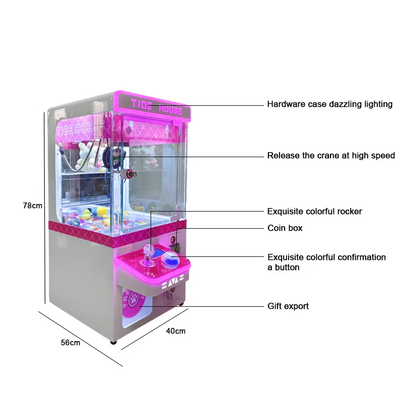 Miniaturowa, monetowana maszyn – Arcade Toy Claw Vending Machine recenzja i cena